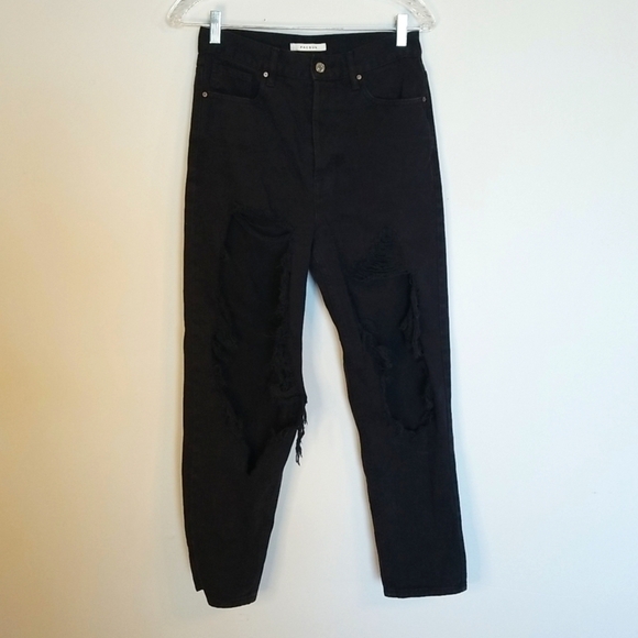 PAC Sun women's Ultra High Rise Slim distressed jeans size 4/27 button fly 🎯 - Picture 1 of 10